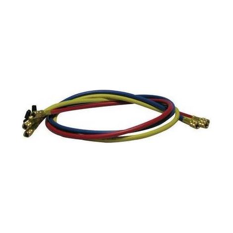 Fouet de tuyau de tuyau 1500 mm raccords en ligne avec robinet à boisseau sphérique 5