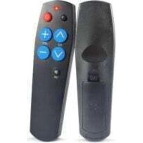 Télécommande TV Universelle à Gros Boutons,Facile à Utiliser et à configurer,Convient aux Personnes âgées et aux Enfants (1/4)