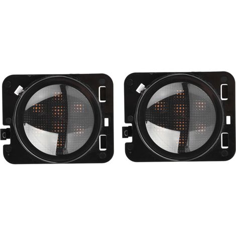 Paire Feux de Position Latéraux LED pour Jeep Wrangler JK 2007-2015 (1/5)