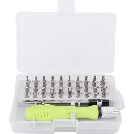 Jeu de tournevis multifonction en alliage pour montres, outils de réparation et démontage remplaçables. (1/5)
