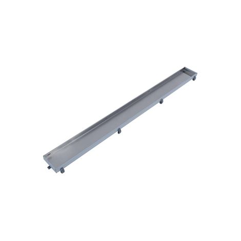 FugaFlow Eccelente Anta Grille à carreler 180cm inox (1/4)
