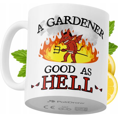 Lustiger Kaffee- oder Teebecher für Gärtner mit witzigem Textdesign – ideal für Geburtstage, Namenstage, Feiertage und besondere Anlässe. Hochwertiger Becher für Zuhause, Büro und Arbeit. Farbe: Weiß,