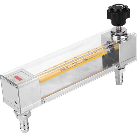 Débitmètre à tube de verre LZB-3 pour liquides acides et alcalins, 10-100 mL/min (1/5)
