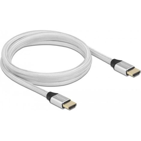 Câble HDMI - 2 M - Connecteurs HDMI Type A Mâle-Mâle - Plaqué Or - 48 Gbit/s - Compatible Dolby Vision DTS-HD Dolby TrueHD ARC HDR - 1 Pièce (1/4)