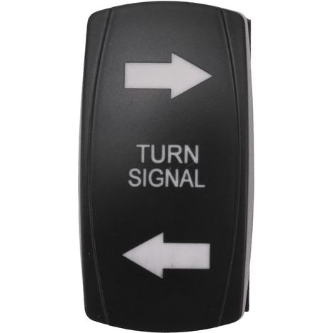 Interrupteur à bascule pour clignotants à LED pour camping-car, véhicule tout-terrain, pick-up, tracteur, bateau, moto - Interrupteur universel 4 broches (1/5)