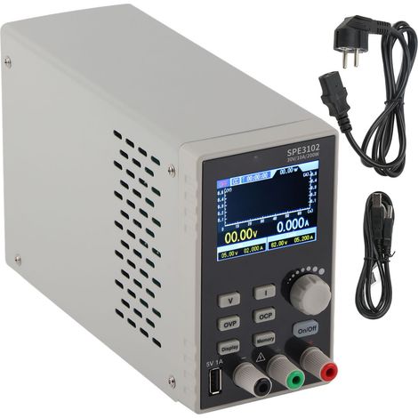 Alimentation électrique numérique 300W, source de tension continue 150W-300W monovoie pour réparation téléphone portable et ordinateur portable, prise UE 200-240V, modèle SPE3102 (1/5)