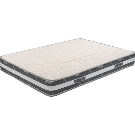 Matelas 140x190 x 22 cm - Très Ferme - Face Hiver Laine - Ame Poli Lattex Haute Densité (1/5)