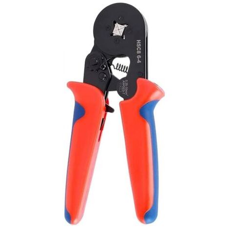 Pince à sertir, Pinces à Sertir à Cliquet a 0,25-10 mm²/AWG 23-7, Outils de Sertissage Cosses Electriques à cliquet auto-réglable pour réparation électrique et sertissage de câble (1/5)