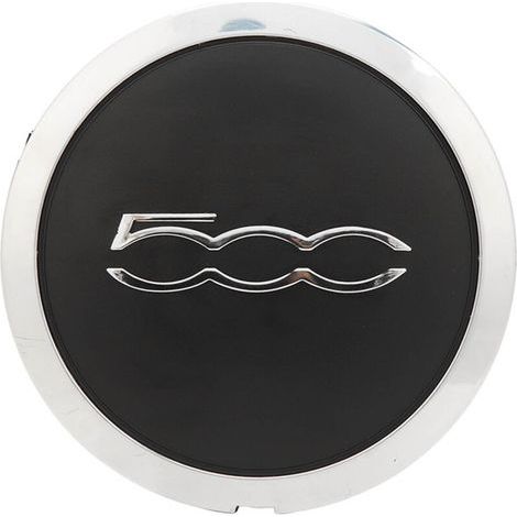 Capuchon de moyeu de roue central avec garniture chromée 68078419AC Capuchon de moyeu de roue résistant à la chaleur pour FIAT 500 (1/5)