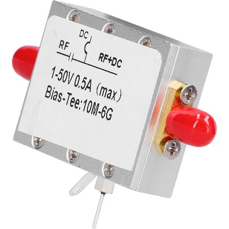 Bias-Tee-Modul, Koaxialanschluss, geringe Einfügedämpfung, HF-DC-Blocker-Zubehör, 10 MHz–6 GHz (1/5)