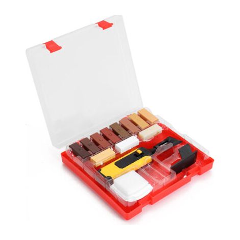 Kit de Réparation de stratifié, Kit de Réparation de Parquet en Bois, Kit de Réparation de Cire Dure, Mastic à Bois