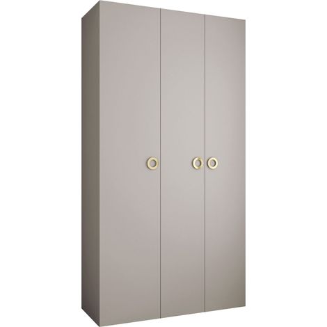 Armario Hartford 544, Cachemira, 246x130x42cm, Puertas de armario: Con bisagras, Número de estantes: 6