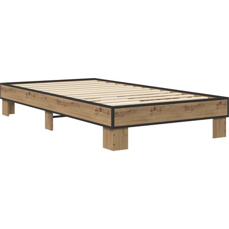 Maison Exclusive - Bettrahmen Artisan-Eiche 80 x 200 cm Holzwerks