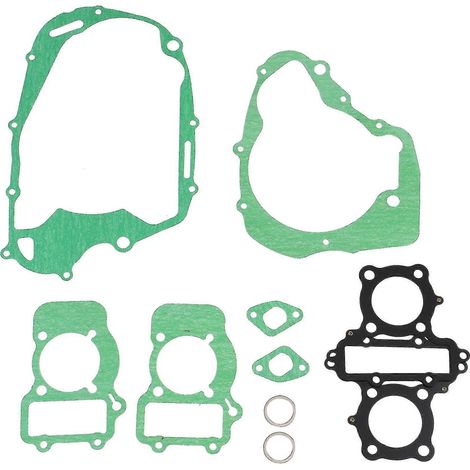 Un kit de réfection complet compatible avec les motos Virago XV250 125, comprenant le moteur, les cylindres, le carter et le couvercle d'embrayage. (1/5)