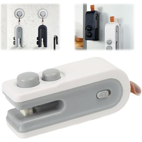 2 in 1 USB Rechargeable Bag Sealer, Portable Thermal Sealer for Food Snacks Plastic Packaging (1/4)
