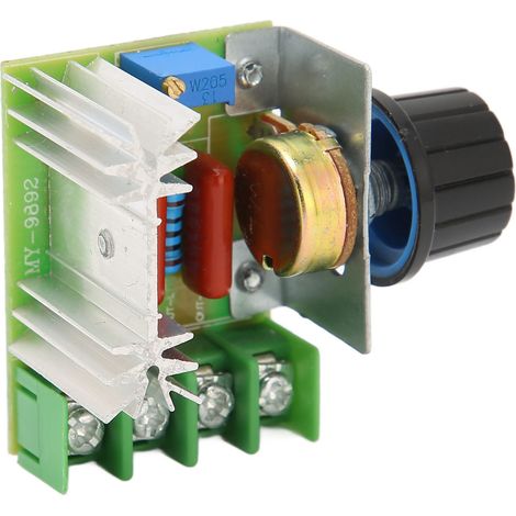 Module régulateur de tension, contrôleur, carte de contrôle réglable 220 V 2000 W pour vitesse d'éclairage (1/5)