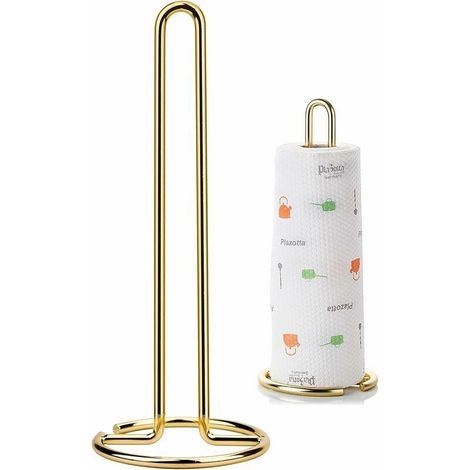 Porte-Rouleau de Cuisine en Acier Inoxydable - pour Cuisine et Salle de Bain (1/5)