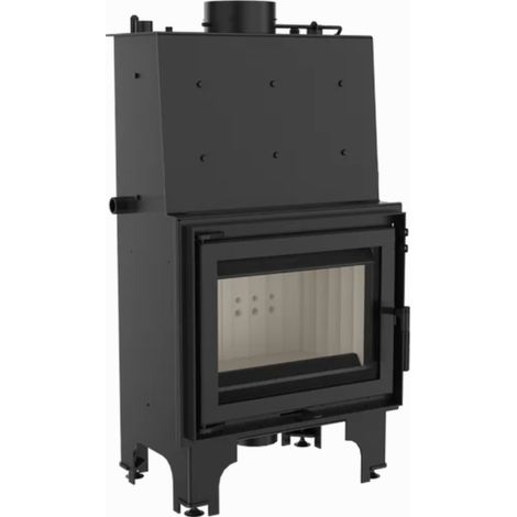 Kratki Wasserführender Kamineinsatz AQUARIO M 12 kW Ø 180 mit Türfeder Hausheizung (1/4)