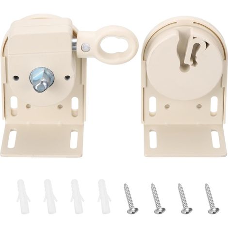 Soporte universal para persianas enrollables inalámbricas - Repuestos para uso interior/exterior - Acero - Beige