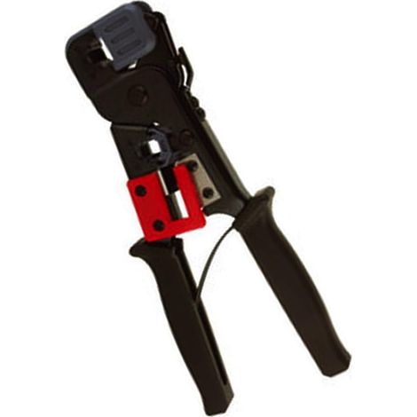 Pince métallique avec poignées ergonomiques, finition antidérapante, idéale pour les travaux électriques et les connexions sécurisées.
