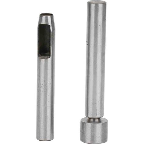 Lot de 3 emporte-pièces rond 9,5mm en acier inoxydable, poinçon à œillet pour vêtements et ceintures, outil de découpe de trous, kit de perforation manuelle. (1/5)