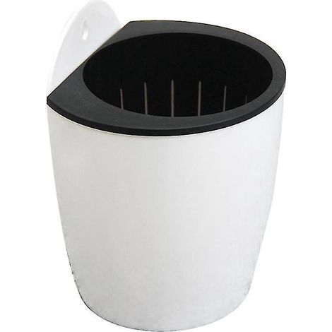1 pot de fleurs rond en plastique pour cactus et plantes succulentes