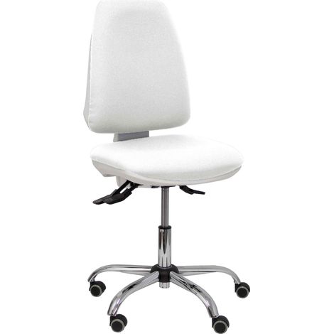 Silla Elche blanca asincro bali blanco ruedas de parqué