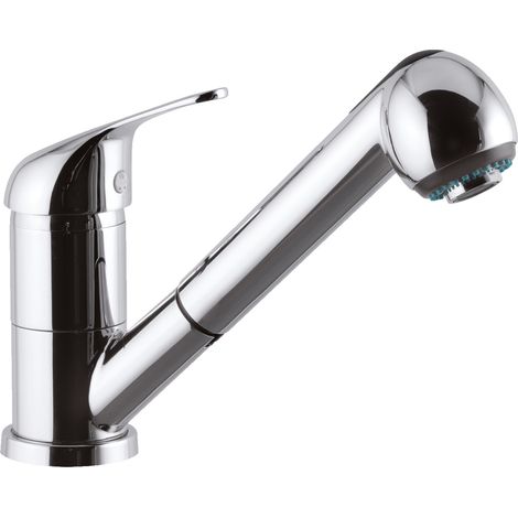 Miscelatore Plados monocomando QUARMIXEXT con doccetta estraibile a doppio getto - Cromo