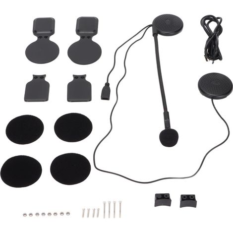 Casque moto M6 Bluetooth oreillette sans fil ultra fine avec clips d'écouteurs pour motocycliste (1/5)