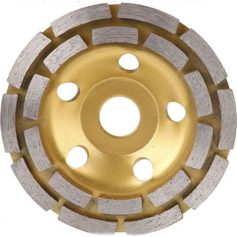Disque Poncage Beton, Disque Diamant, 100/115/125/150/180mm Diamant Segment Meule Coupe Meuleuse À Disque Béton Granit Pierre Coupe(115mm) (1/4)