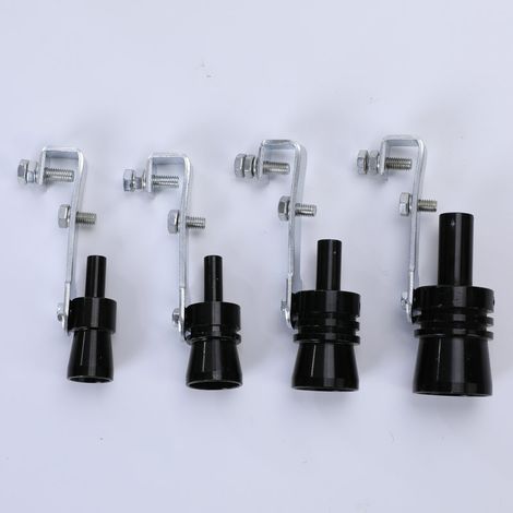 Voiture Turbo Sound d'échappement sifflet Pipe échappement Blow-Off Valve Simulator - Taille S (couleur Noir)