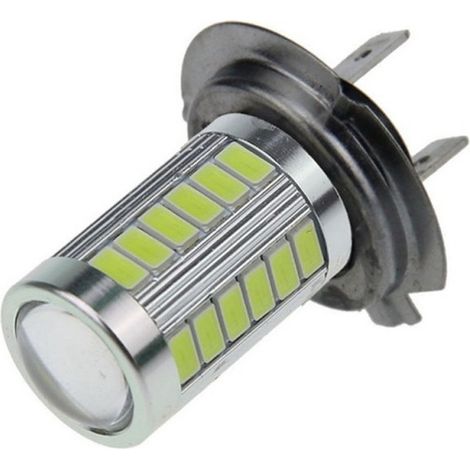 TRADE SHOP - Lampada Luci Auto Tuning H7 10w Bianco Light 33 Led Canbus Fendinebbia Nebbia -