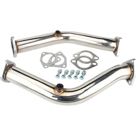 Tubos de escape de acero inoxidable WG-05101636 aptos para Nissan 350Z G35 Z33/G35 V35 VQ35DE (2003-2006)