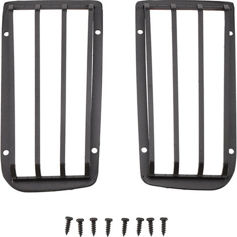 1 pair of rear bumper light covers, front fog light covers, and taillight protectors suitable for Jetour Travelers (models 23-24). (1/4)