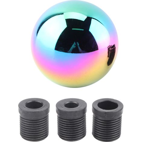 Testa del cambio manuale universale per auto, a forma di sfera rotonda (colorata) (1/5)