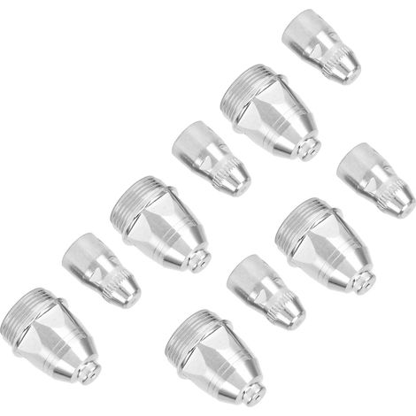 Verbrauchsmaterialien-Set für Plasmaschneidbrenner, Plasma-Elektroden-Schneiddüsen-Set für P80-Schneidbrenner, 1,3 mm (1/5)