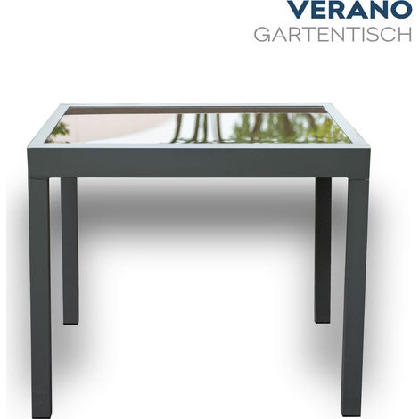 Home Deluxe - Salon de jardin extensible VERANO MADERA - 180/90 x 90 cm Version : 6 chaises incluses (1/5)