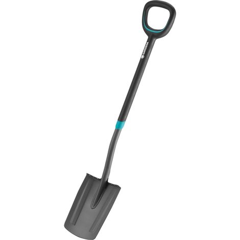 Bêche ErgoLine, Noir, Anthracite, Bleu Turquoise, Bêche à Bord Droit (1/5)