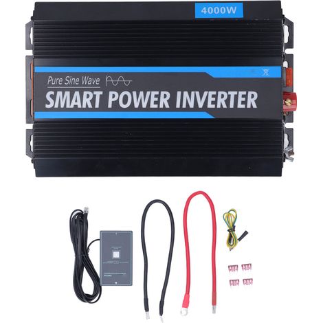 Onduleur à onde sinusoïdale Pure avec fonctions multiples, convertisseur 4000W DC 12V à AC 220V pour voiture (1/5)