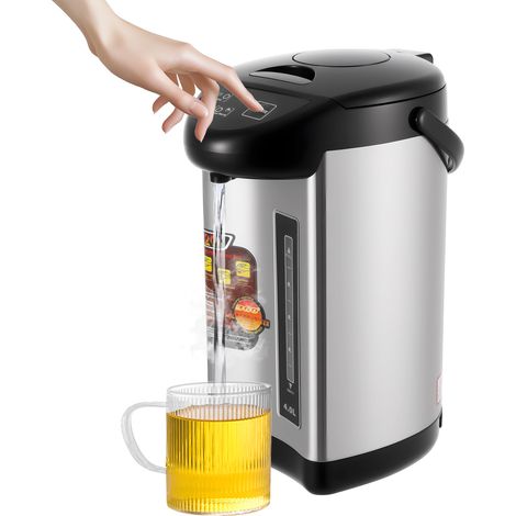Distributeur d'eau chaude de 4 litres,  Bouilloire Electrique, de 92 à 95°C, Idéal pour les familles et les restaurateurs (1/5)