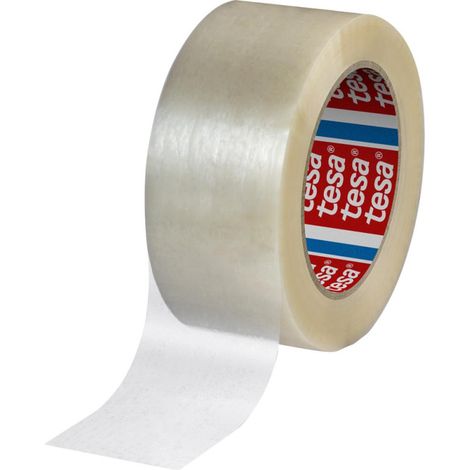 PET recyclé CST 60418 transparent 132mx50mm avec caoutchouc thermofusible (Par 6) (1/3)