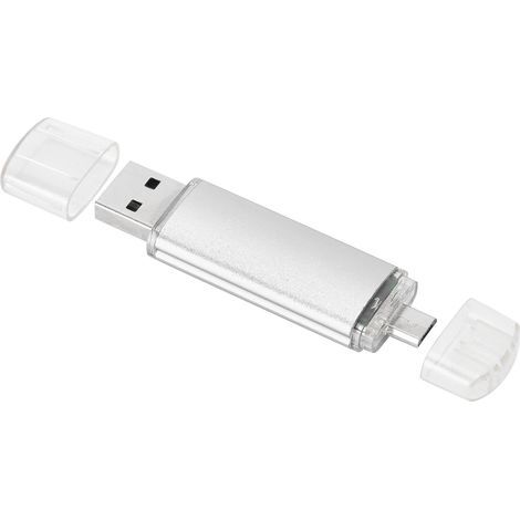 2-in-1 OTG-USB-Stick, 8 GB, für Computer und Mobilgeräte (1/5)
