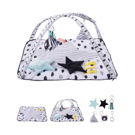 Tapis d'Éveil Bébé - 875 x 875 mm Tapis de Jeu d'Activité avec (1/5)