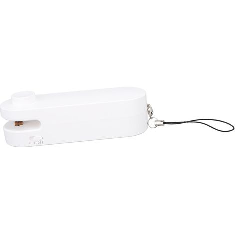 Mini 3-in-1 Multifunktions-Beutelverschließer, tragbar und wiederaufladbar, für Zuhause und Camping (weiß). (1/5)