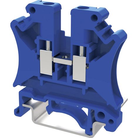 Degson PC4-01P-12-00AH-1 Borne de passage 6.2 mm raccord à vis bleu 1 pc(s)
