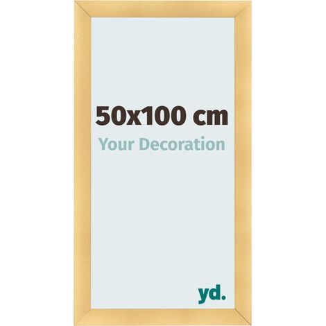 yd. - Cadre photo 50x100 - Or Mat - MDF - Pisa (1/5)