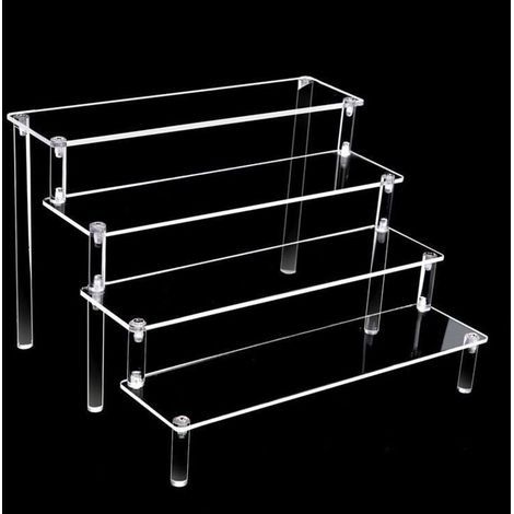 Présentoir d'artisanat cosmétique à la maison transparent R17-quatre modèles conventionnels de 40 cm (1/4)