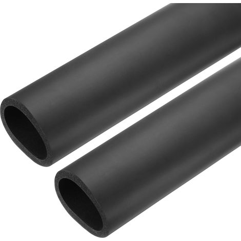 2pcs Tube d'Isolation Mousse pour Tuyau 61cm/24" ID 50mm Noir (1/5)