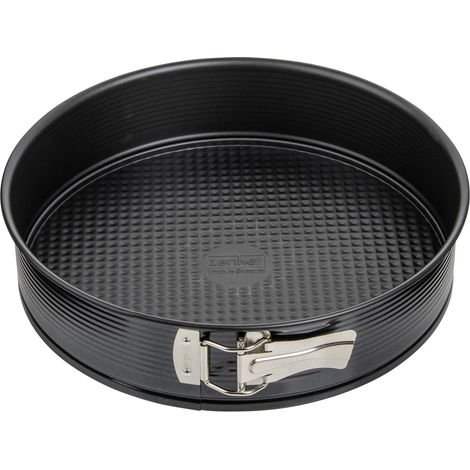 Zenker Tortiera Apribile Rotonda con Base Piatta, diametro 28 Cm, Black Metallic, Rivestimento Antiaderente (Colore: Nero Metallizzato), Quantità: 1 Pezzo (1/5)