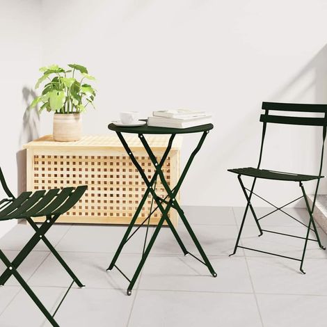 Tavolo da bistrot Verde Scuro Ø 50 x 71 cm vidaXL